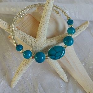 Handmade Memory Wire Bracelet